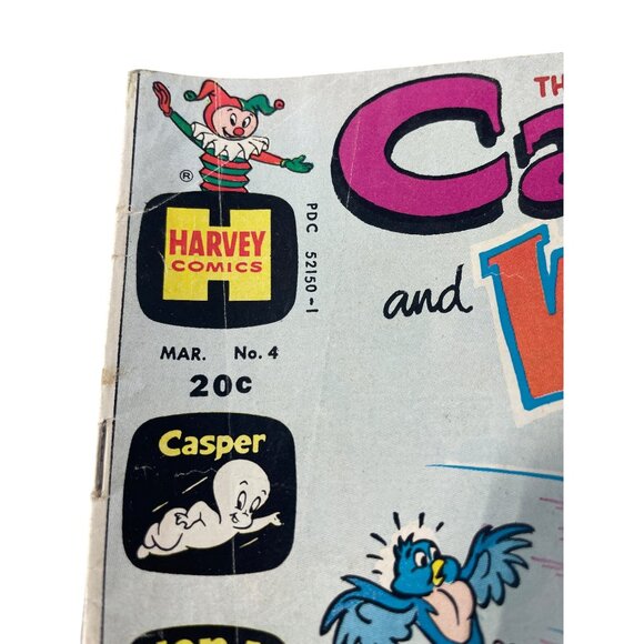 Harvey Comics Casper And Wendy #4 March 1973 Vintage Spooky Bagged Boarded - Picture 2 of 8